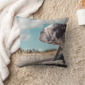 永遠にハートの犬のペット写真記念 クッション (ブランケット)