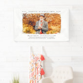 永遠にハート記念モダンシンプル 横断幕 (インサイチュ)