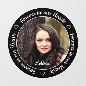 永遠にハート2の写真葬祭 ウィンドウサイン (シート)