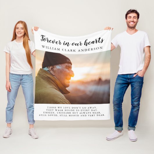 『永遠にハート』 フリースブランケット (インサイチュ)