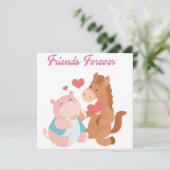 永遠にバレンタイン時代の友人 招待状 (スタンド正面)