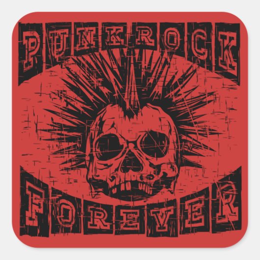 永遠にパンクロック スクエアシール (正面)