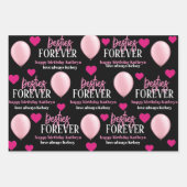 永遠にパーソナライズされた施す ラッピングペーパーシート (正面3)