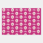 永遠にパーソナライズされた施す ラッピングペーパーシート (正面2)