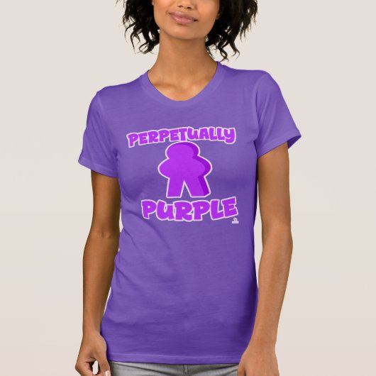 永遠にパープルな楽しいゲーム駒の選択 Tシャツ (正面)