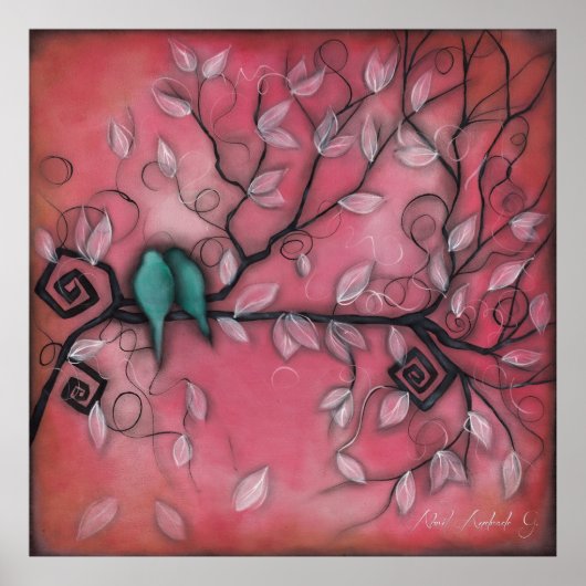 永遠にピンク色の鳥 ポスター (正面)