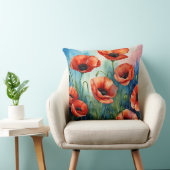 永遠にポピーなフィールド クッション (椅子)