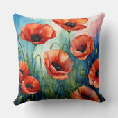 永遠にポピーなフィールド クッション (裏面)