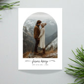 永遠にメリー新しい山の写真クリスマス シーズンカード