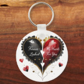 永遠にリンク、私のハートビート キーホルダー (正面)