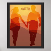 永遠にロマンチックなカップルが手を握っているもの ポスター (正面)