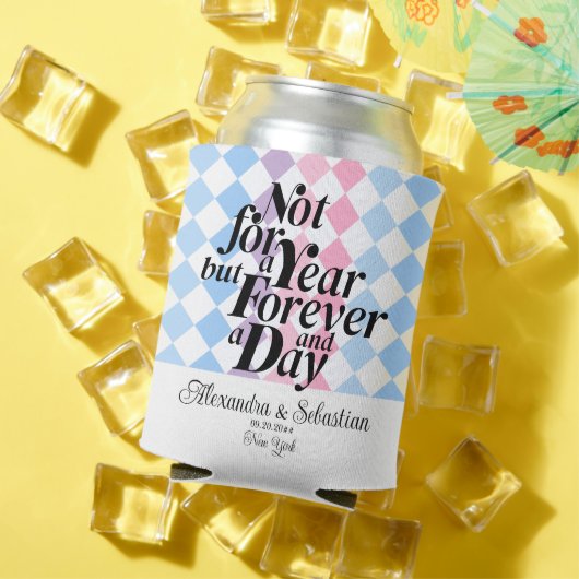 永遠に一緒にウェディングパーティー好きドリンク 缶クーラー (インサイチュ 夏)