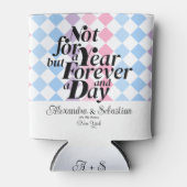 永遠に一緒にウェディングパーティー好きドリンク 缶クーラー (正面)