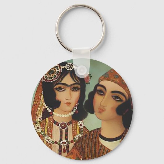 永遠に一緒にカップルKeychain パーソナライズされた - キーホルダー (正面)