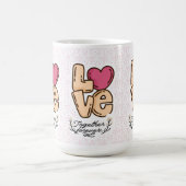 永遠に一緒に引用文 コーヒーマグカップ (中央)