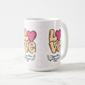 永遠に一緒に引用文 コーヒーマグカップ (正面右)