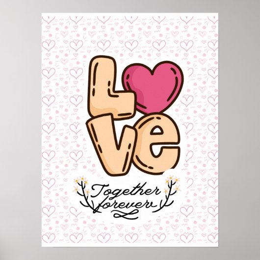 永遠に一緒に引用文 ポスター (正面)