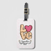 永遠に一緒に引用文 ラゲッジタグ (正面縦)