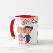 永遠に一緒に歩こう – FIRST MUG マグカップ (正面左)