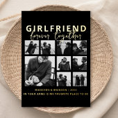 永遠に一緒に カップル フォト 箔シーズンカード