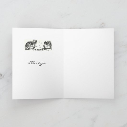 永遠に一緒に カード (内部)