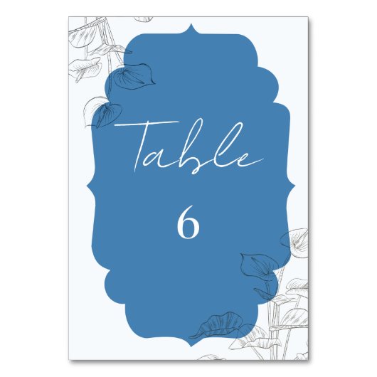 永遠に一緒に テーブルナンバー (正面)