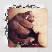 「永遠に一緒に」写真を追加するカード (正面/裏面)