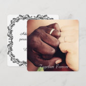 「永遠に一緒に」写真を追加 - オリジナルカード (正面/裏面)