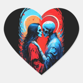 永遠に一緒に,幽霊,カップル,愛 ハートシール