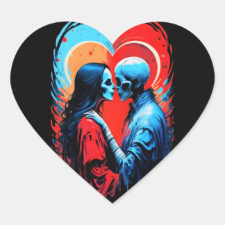 永遠に一緒に,幽霊,カップル,愛 ハートシール