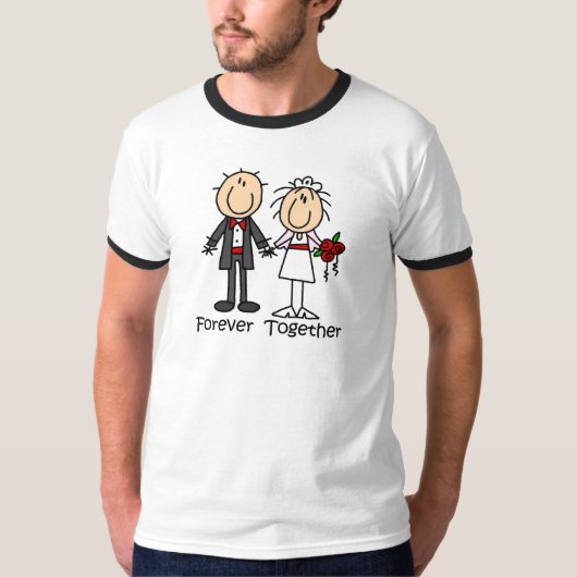 永遠に一緒にTシャツとギフト Tシャツ (正面)