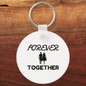 永遠に一緒のカップル キーホルダー (正面)