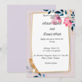 永遠に一緒の結婚式招待状 招待状 (正面/裏面)