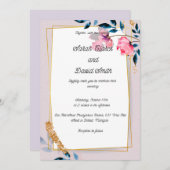 永遠に一緒結婚に 招待状 (正面/裏面)