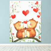 永遠に一緒 キャンバスプリント (インサイチュ (ウッドフロア))