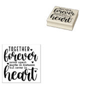 永遠に一緒 タイポグラフィ ラバースタンプ (押印)