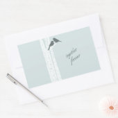 永遠に一緒 長方形シール (封筒)