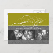 永遠に保存する日付写真はがき：竹 案内ポストカード (正面/裏面)