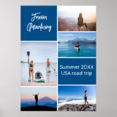 永遠に冒険するカスタムフォトコラージュのポスター ポスター (正面)