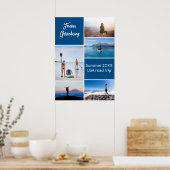 永遠に冒険するカスタムフォトコラージュのポスター ポスター (キッチン)