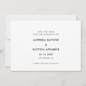 永遠に写真に素敵なリングを持結婚っている 案内状 (裏面)