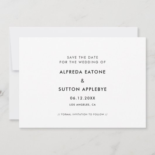 永遠に写真に素敵なリングを持結婚っている 案内状 (裏面)