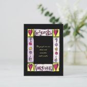 永遠に友達。 ポストカード (スタンド正面)