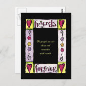 永遠に友達。 ポストカード (正面/裏面)