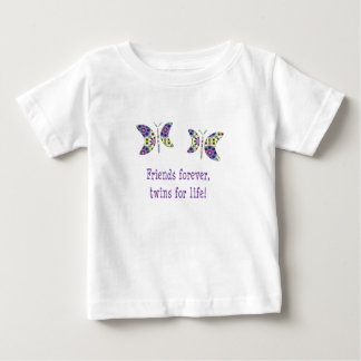 永遠に双子の友人 ベビーTシャツ