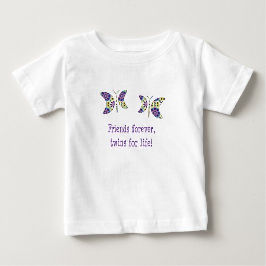 永遠に双子の友人 ベビーTシャツ (正面)