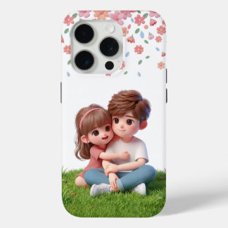 永遠に可愛いカップルiPhone 15 14 13ケース iPhone 15 Proケース