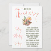 永遠に同じカウボーイ!バチェロレッテ週末パーティー 招待状 (裏面)