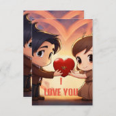 「永遠に君の」 サンキューカード (正面/裏面)