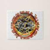 永遠に嘘をつくことのできるものは死んではいない ジグソーパズル (横)